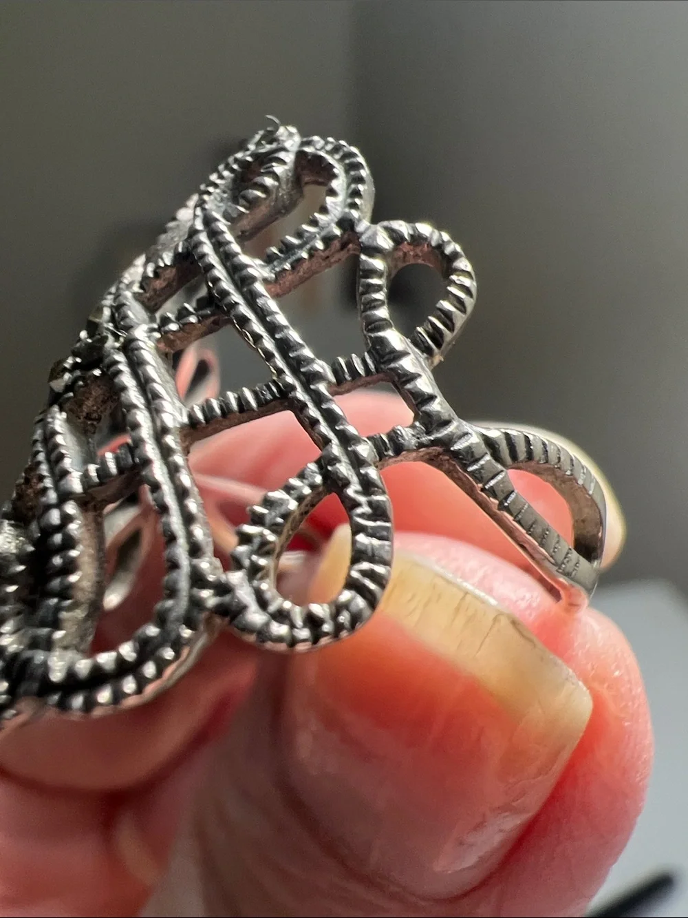 925 Sterling Silver airy openwork